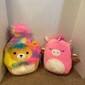 Squishmallows 2 10” set New with tags Leonard and Annalise
